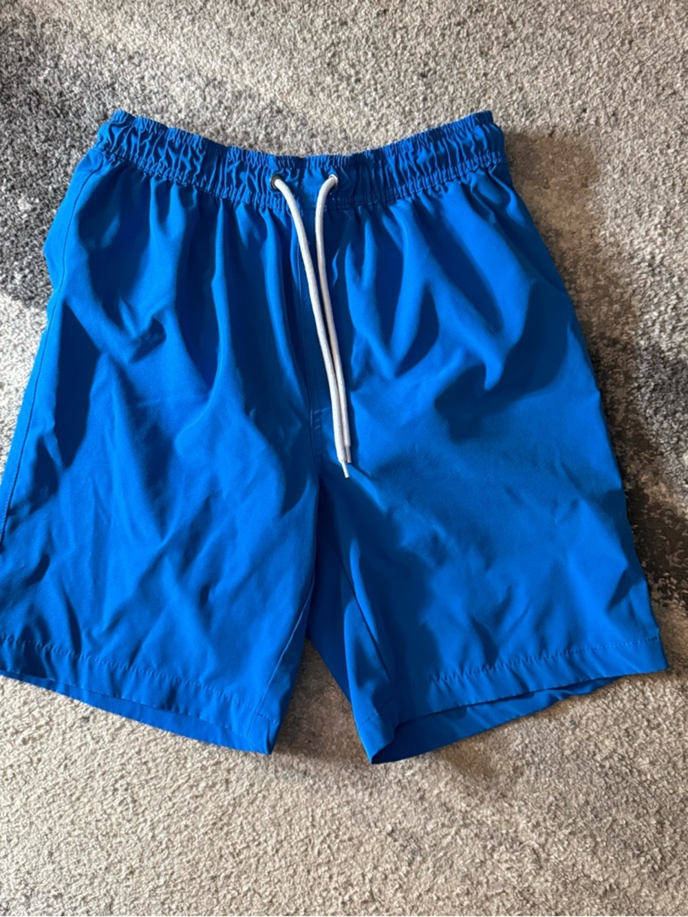 Arizona Jean Company Royal Blue Swim Trunks with White Drawstring